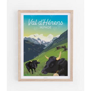 Val d'Hérens - Alpage - Poster