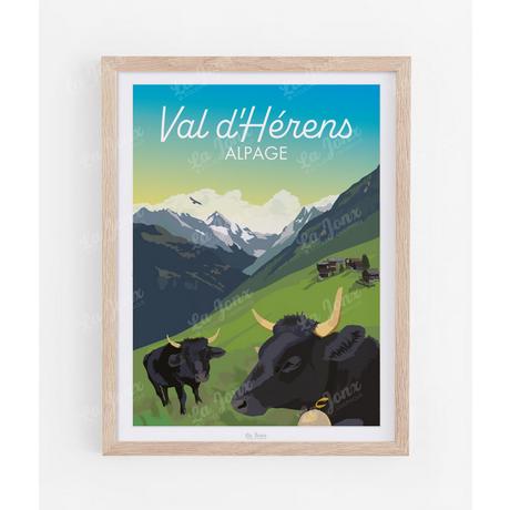 La-Jonx Affiche de Val d'Hérens - Alpage  