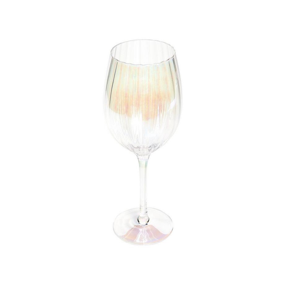 Beliani Set di 4 calici da vino en Vetro Retrò MORGANITE  