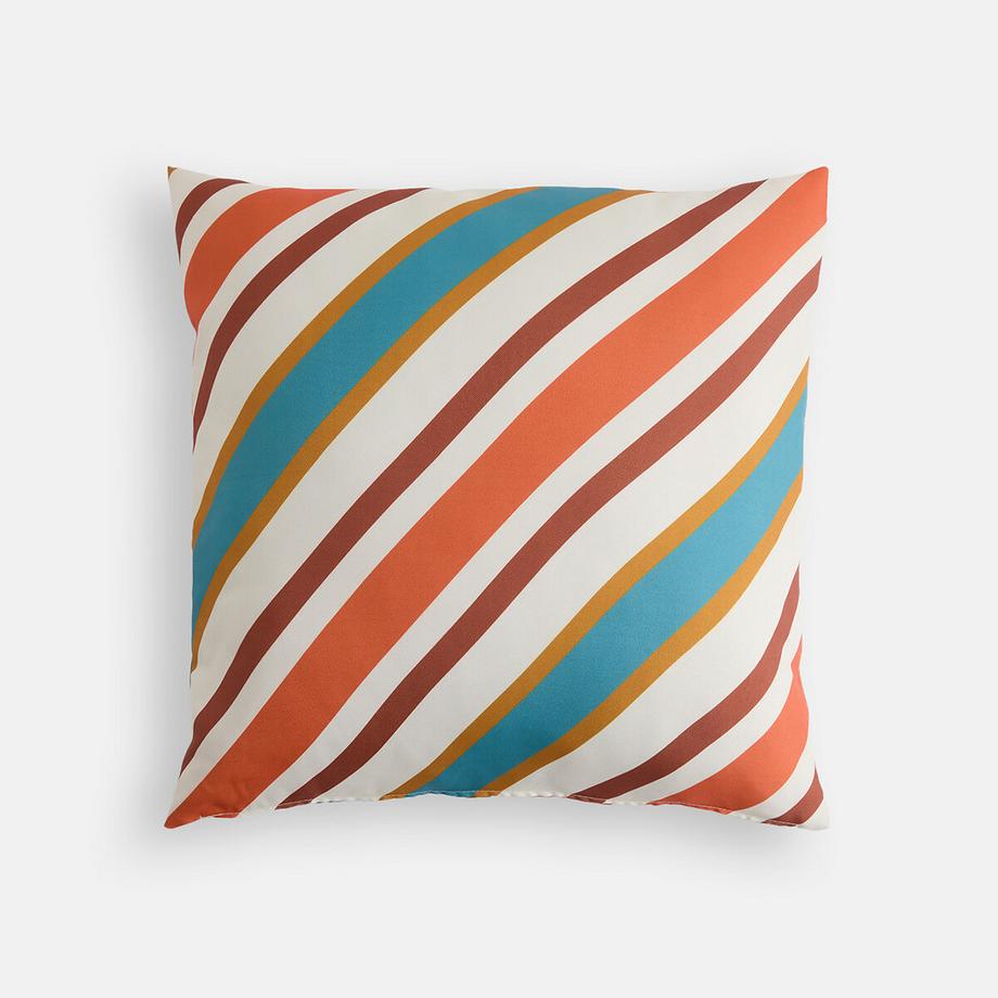 Coussin d'extérieur rayures