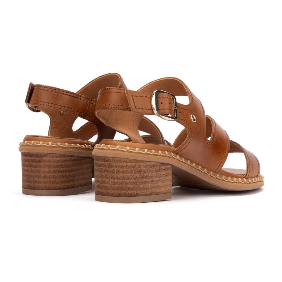 Pikolinos Sandales Blanes pour femme à talon bloc  