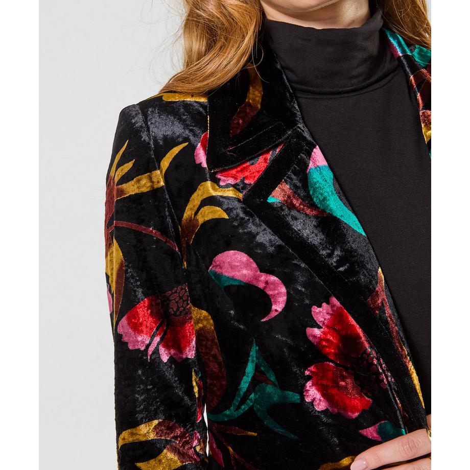 Joe Browns Manteau en Velours à Imprimé Floral  