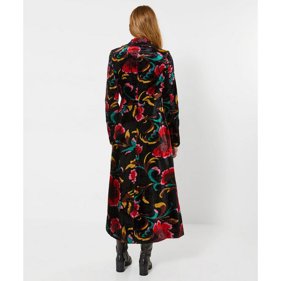Joe Browns Manteau en Velours à Imprimé Floral  