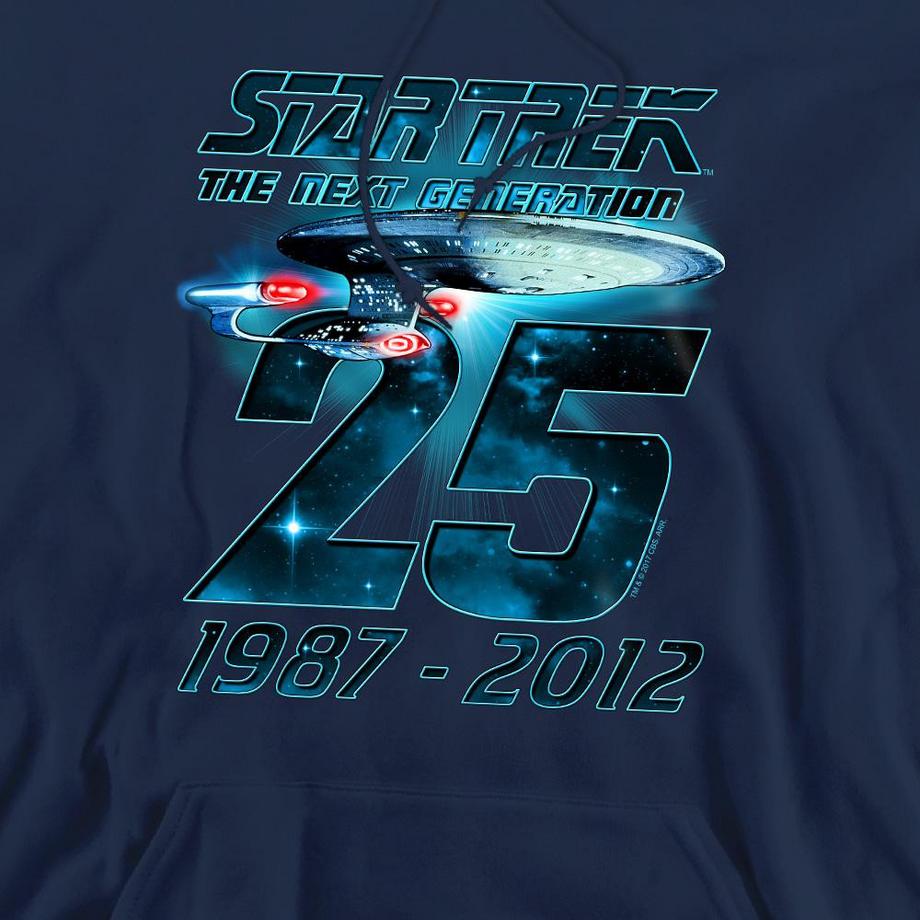 Star Trek Enterprise 25 Felpa con cappuccio  