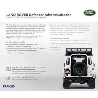 FRANZIS  Modellfahrzeug Adventskalender Land Rover Defender 