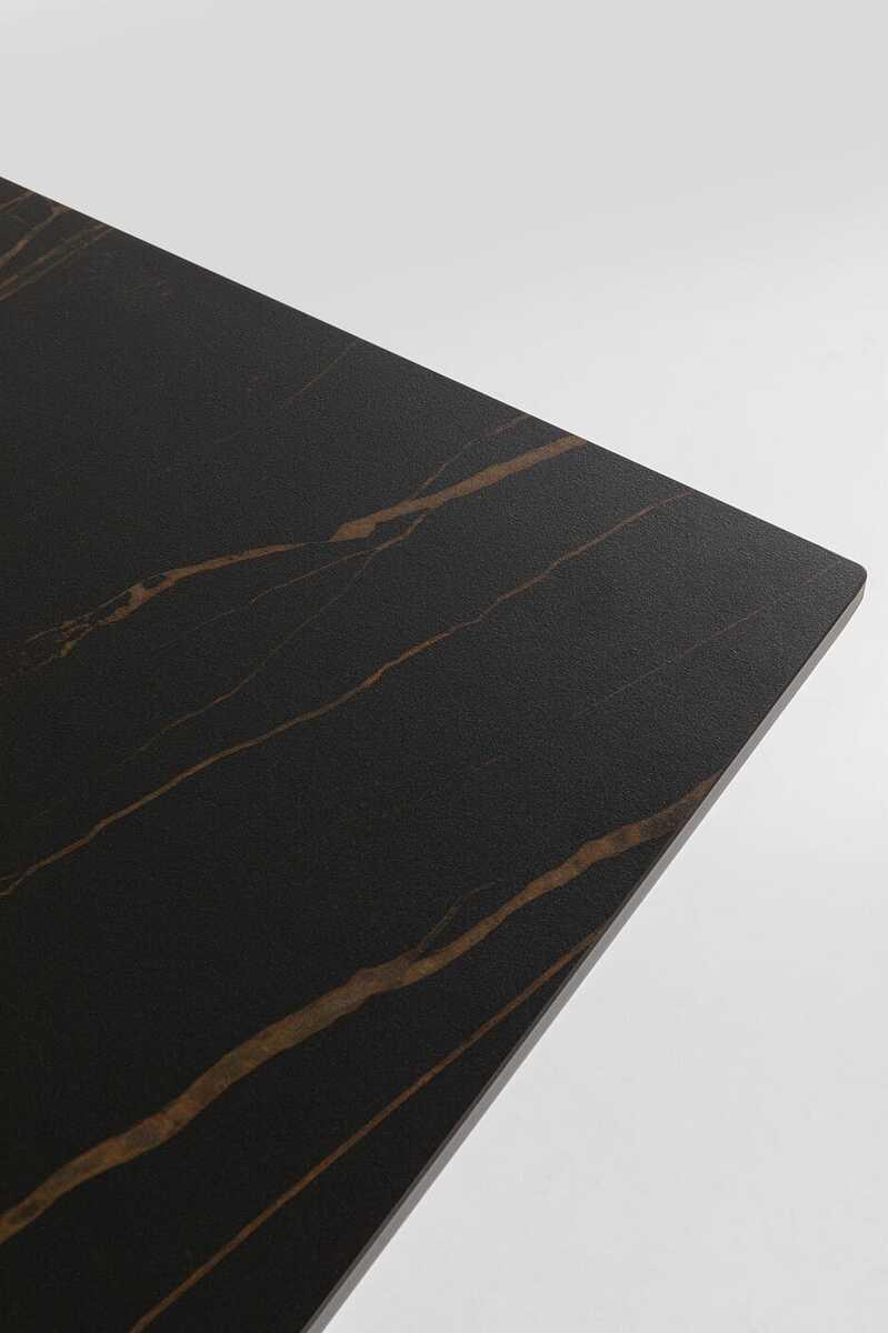 KARE Design Table Gloria noir céramique noir 200x100  