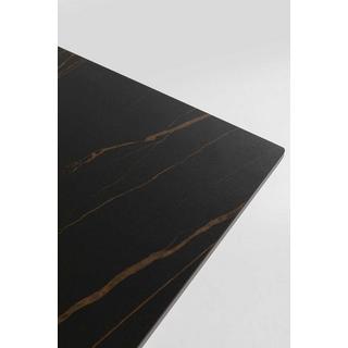 KARE Design Table Gloria noir céramique noir 200x100  