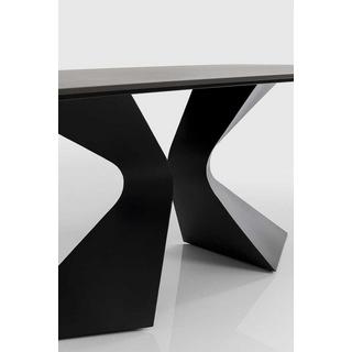 KARE Design Table Gloria noir céramique noir 200x100  