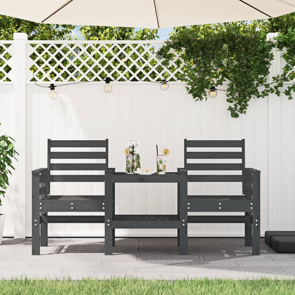 VidaXL Banc de jardin bois  