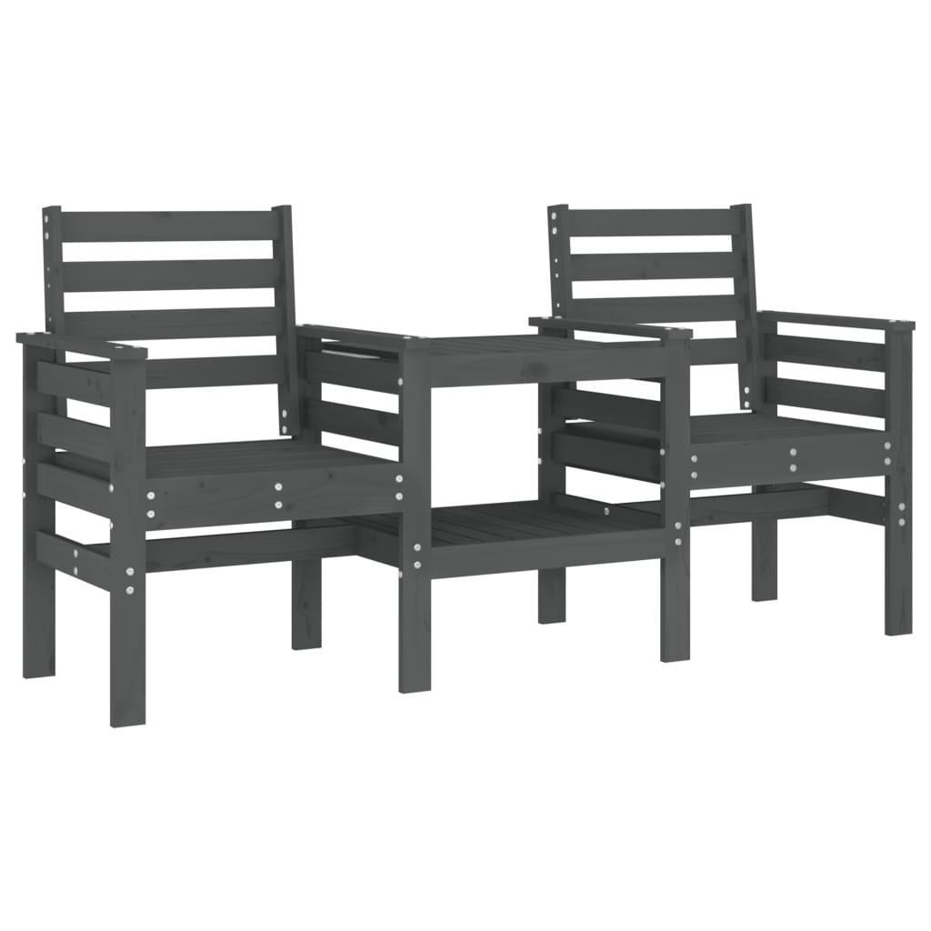 VidaXL Banc de jardin bois  