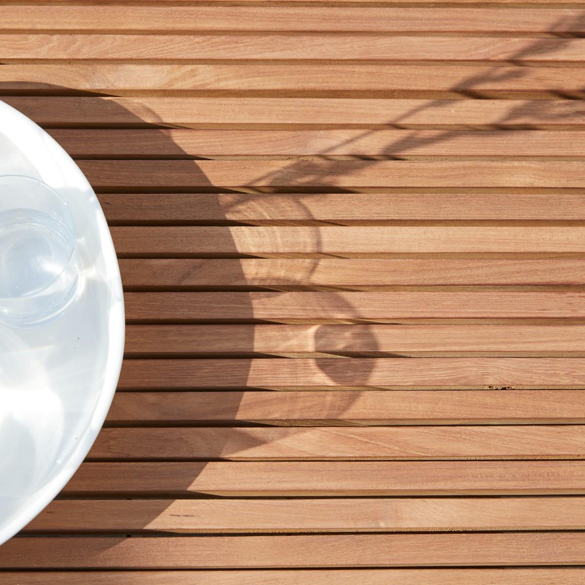 Tikamoon Table basse de jardin en teck massif Fado  