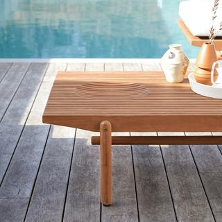 Tikamoon Table basse de jardin en teck massif Fado  