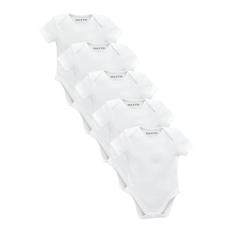 Maxte Body Bébé Manches Courtes Unisexe Lot de 5  