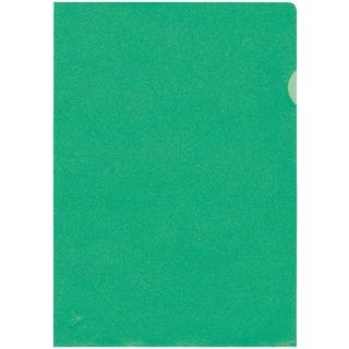 BÜROLINE BÜROLINE Sichtmappen PP A4 667303 grün, matt 10 Stück  