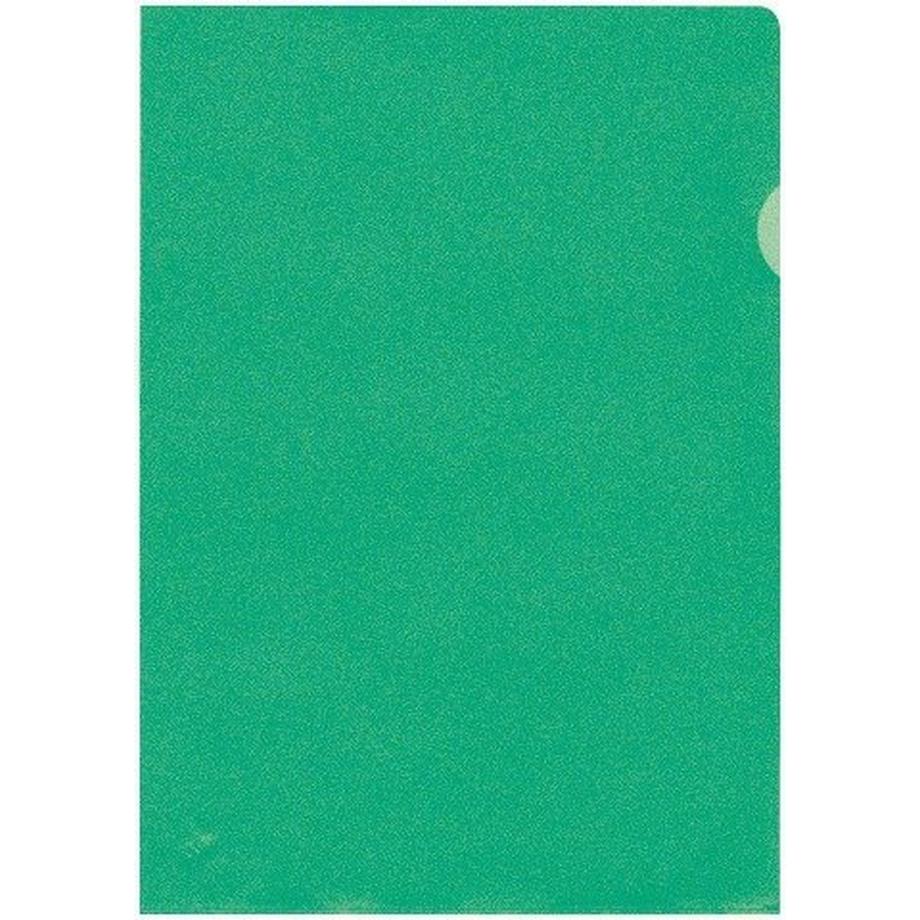 BÜROLINE Sichtmappen PP A4 667303 grün, matt 10 Stück