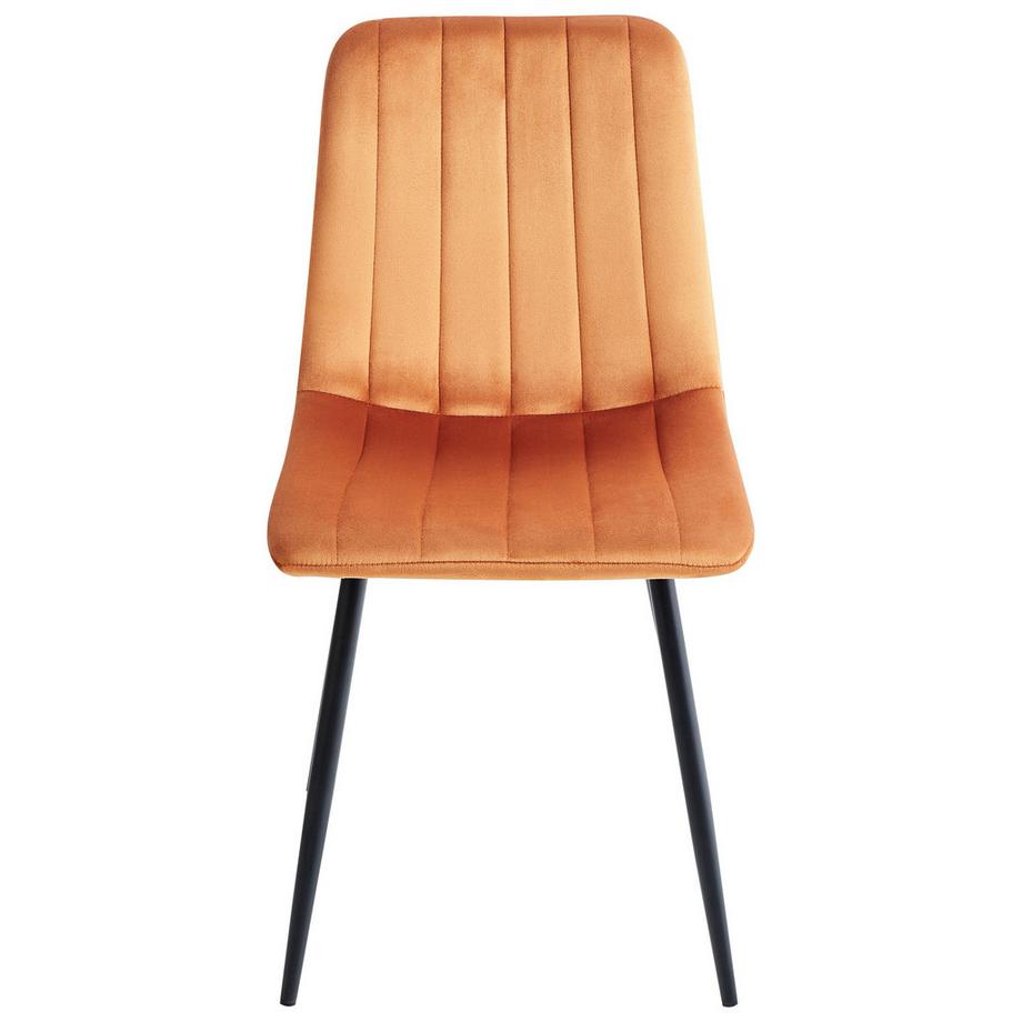 Beliani Set di 4 sedie da pranzo en Velluto Moderno KALISPELL  