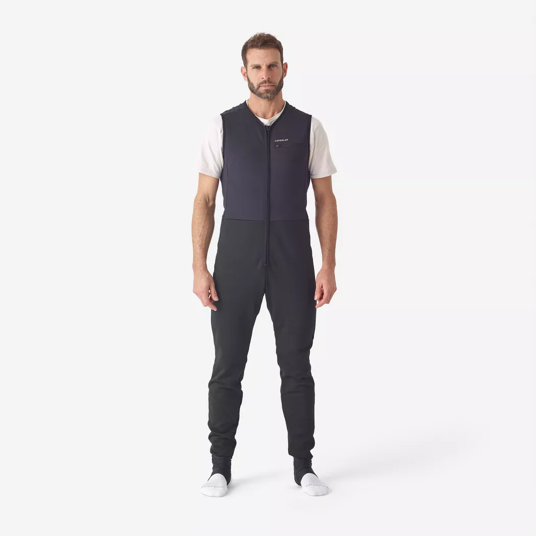 CAPERLAN - Lange Unterhose - FU THERMO, L, Charcoal Black