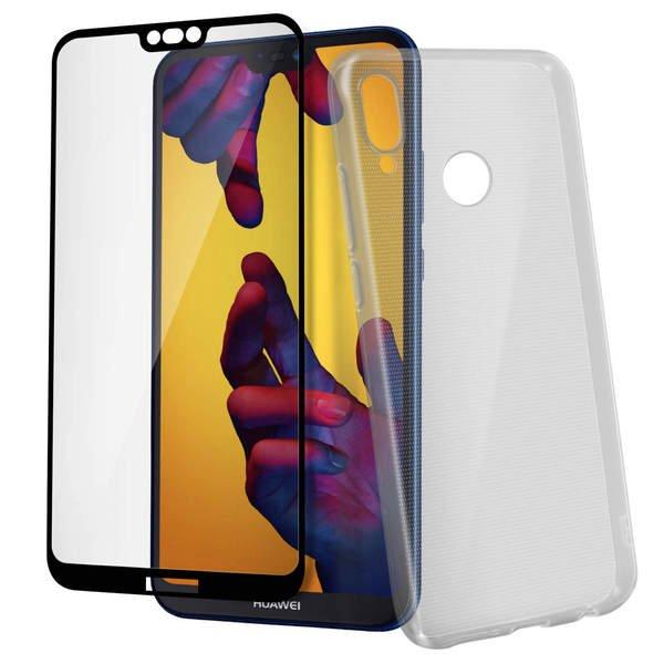 Avizar  Pack Coque + Film Huawei P20 Lite Noir 