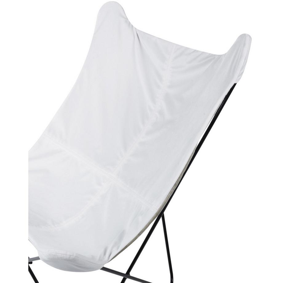 Beliani Fauteuil en Velours Rétro NYBRO  