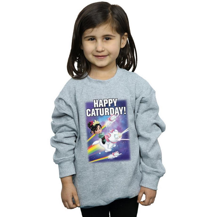 Disney  Wreck It Ralph Happy Caturday Sweatshirt 