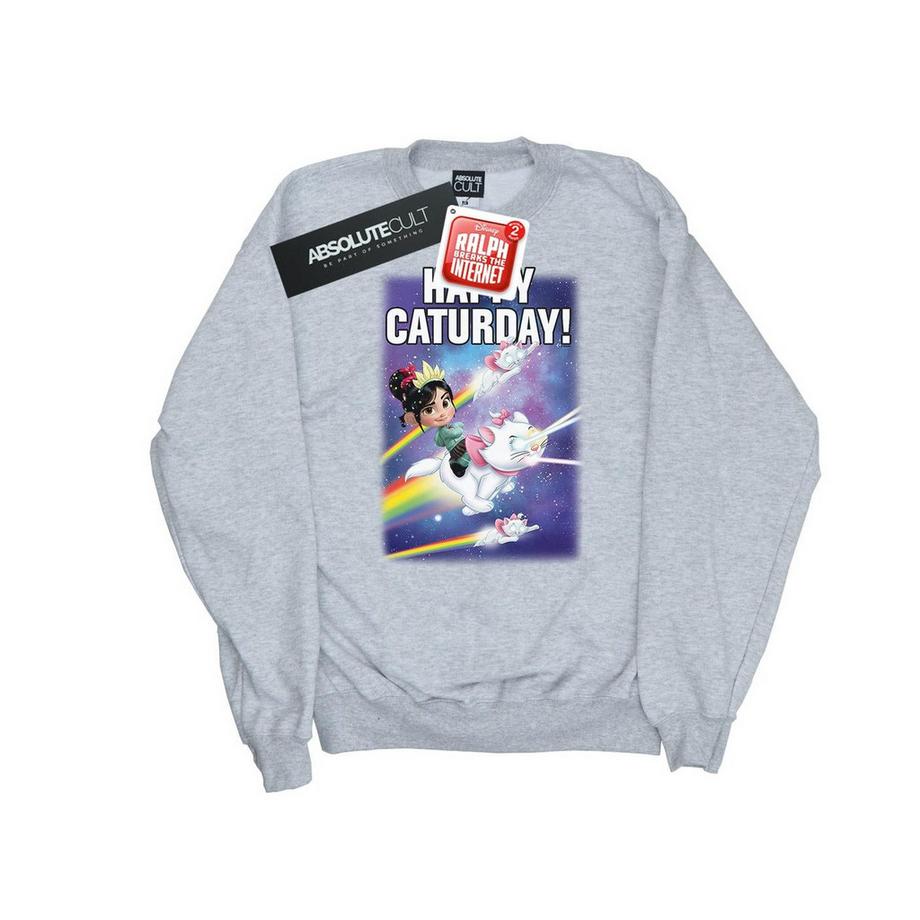 Disney  Wreck It Ralph Happy Caturday Sweatshirt 
