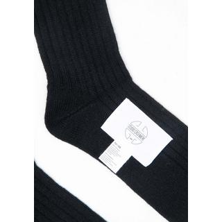 Studio Cashmere8 UNI 12 Traditionelle Rippe 4 Fäden Kaschmir Socken  