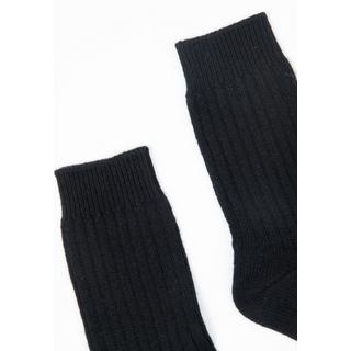 Studio Cashmere8 UNI 12 Traditionelle Rippe 4 Fäden Kaschmir Socken  