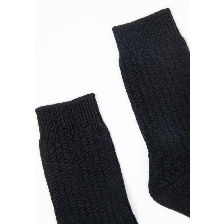 Studio Cashmere8 UNI 12 Chaussette en Côte Traditionnelle 4 Fils Cachemire  
