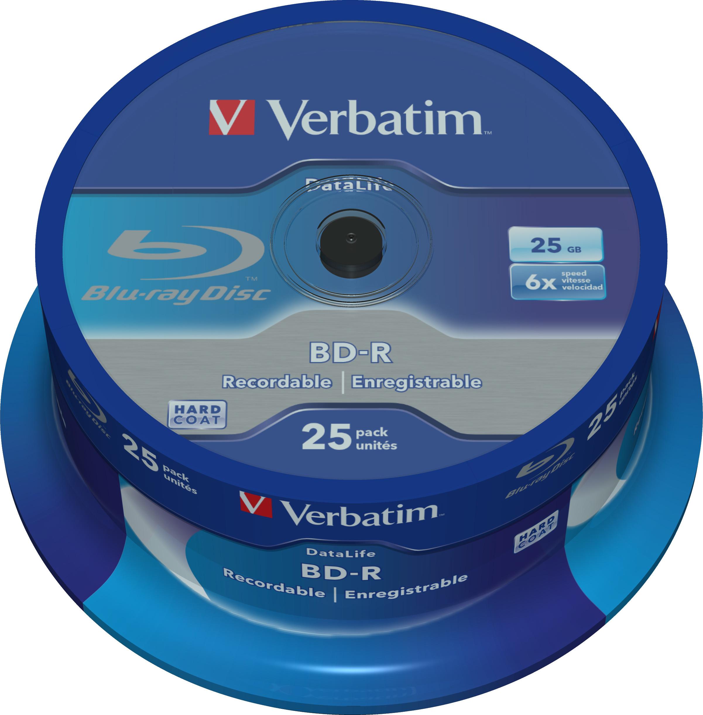 Verbatim  Verbatim Datalife 6x BD-R 25 GB 25 pz 