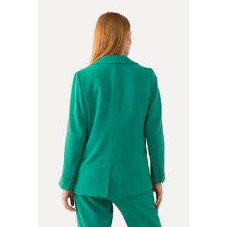 Ulla Popken  Blazer avec col à revers, poches à rabat et fermeture 1 bouton 