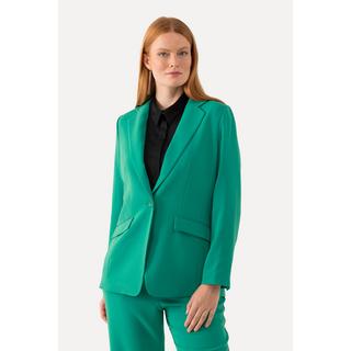 Ulla Popken  Blazer avec col à revers, poches à rabat et fermeture 1 bouton 