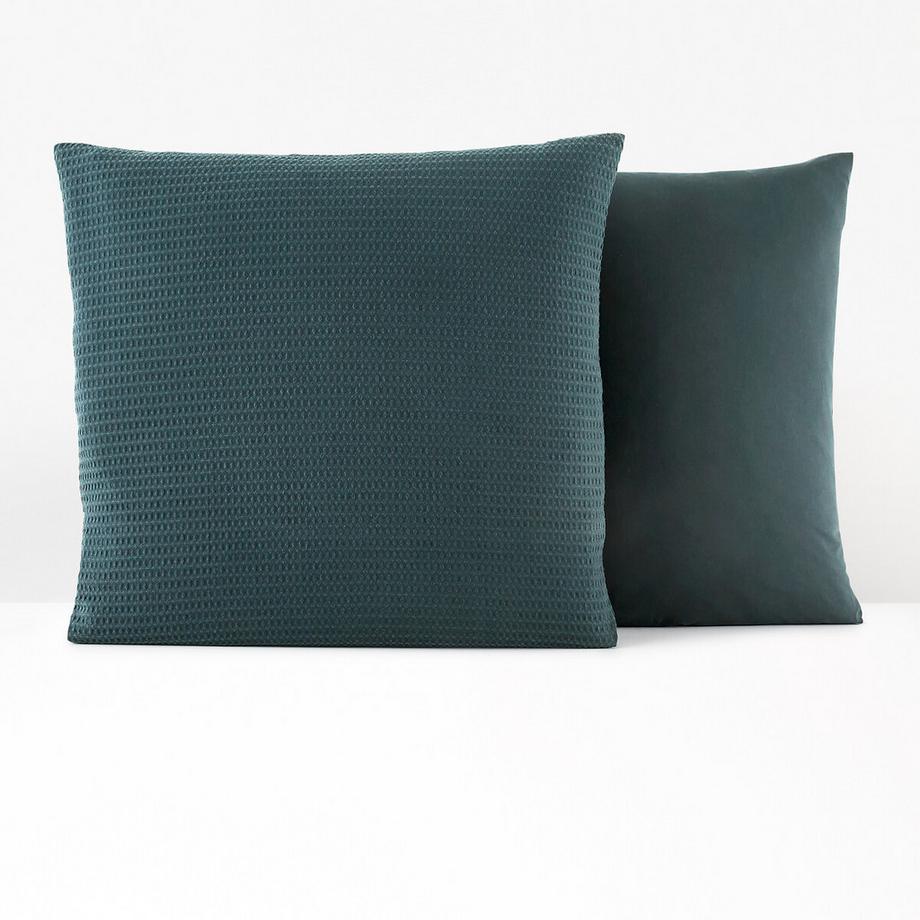 La Redoute Intérieurs Taie d'oreiller coton lavé nid d'abeille  