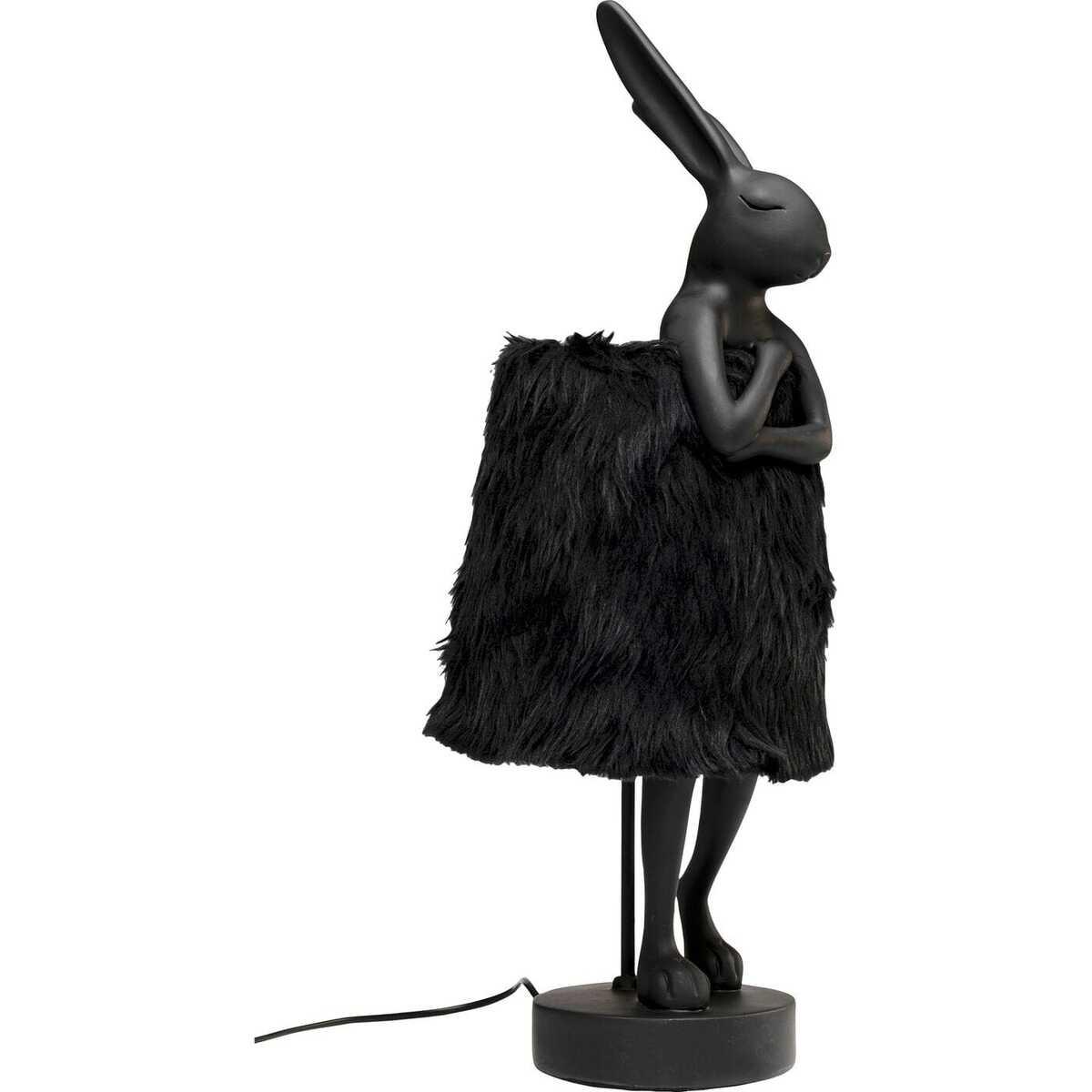 KARE Design Tischleuchte Animal Rabbit Fur gold 68  