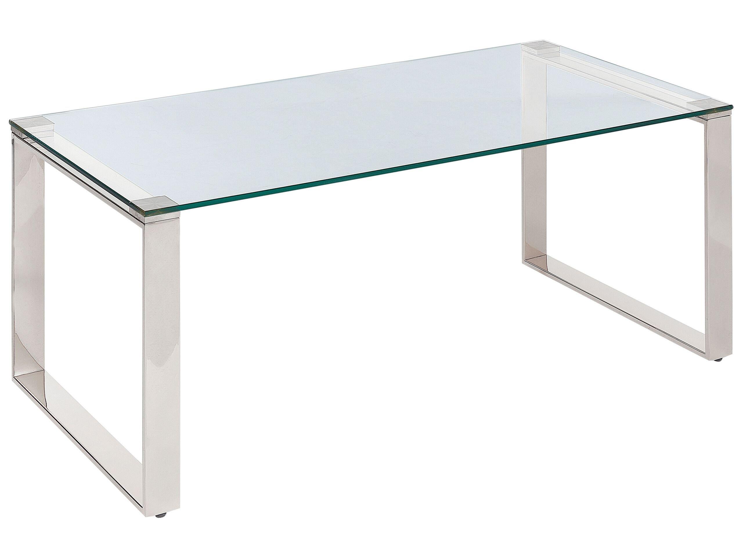 Beliani Table basse en Verre de sécurité Glamour TILON  