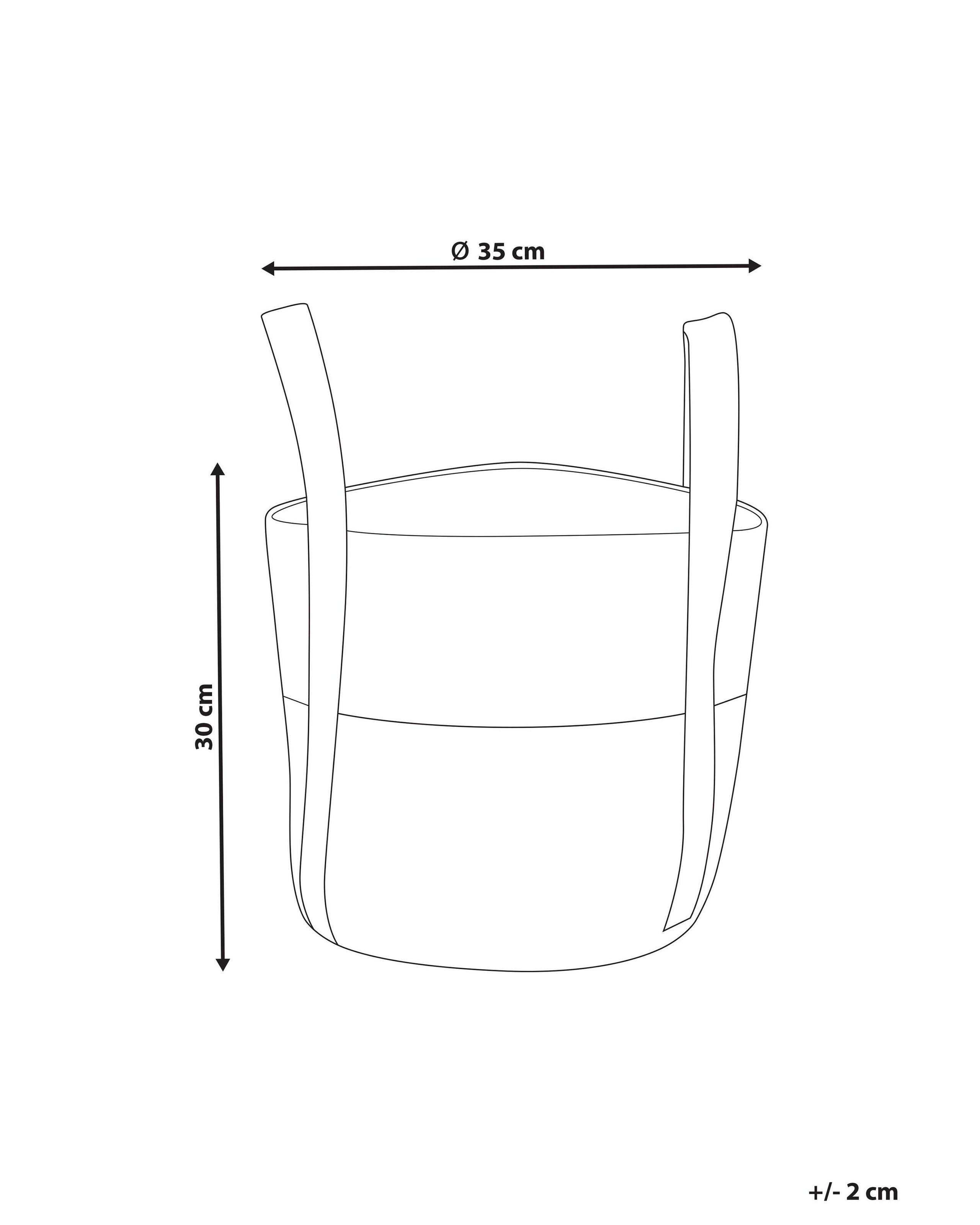 Beliani Korb en Jute Boho SONIPAT  