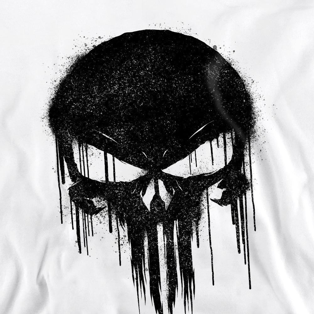 The Punisher The Punisher Skull Print Regular Fit Sweatshirt  