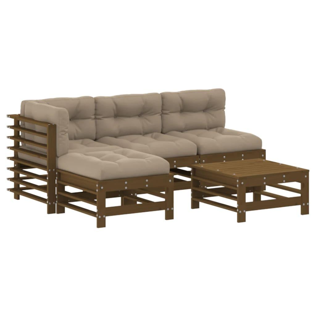 VidaXL Garten lounge set holz  