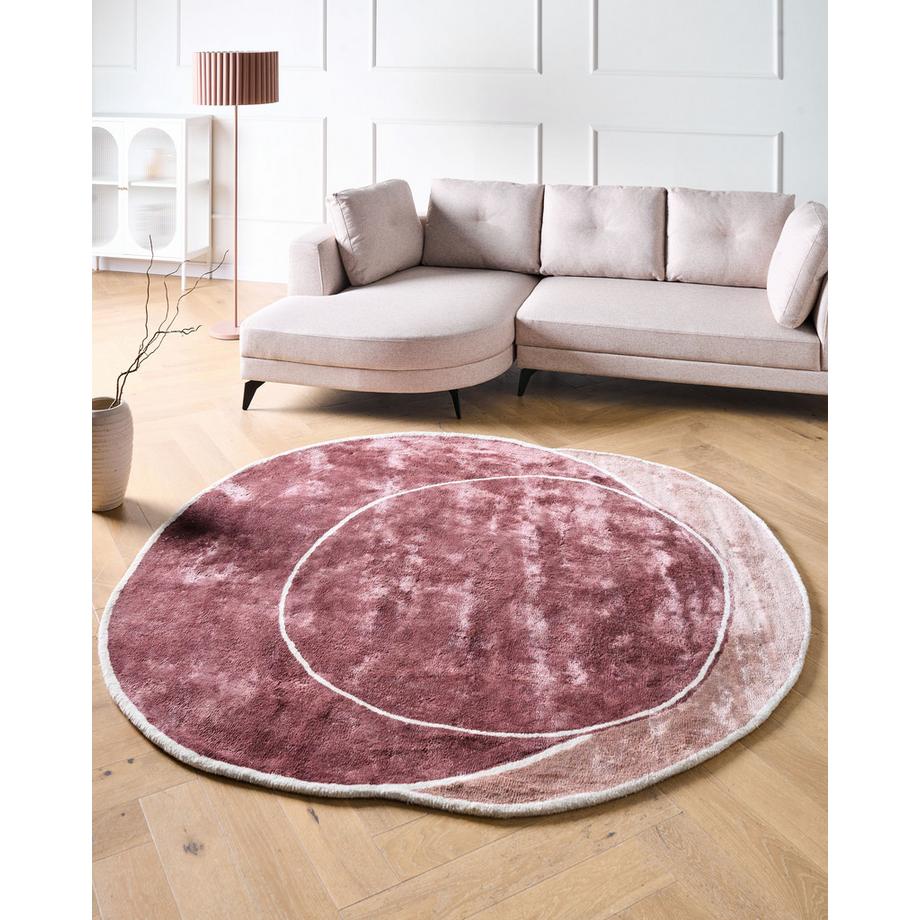 Beliani Tapis en Soie artificielle Moderne KANRACH  