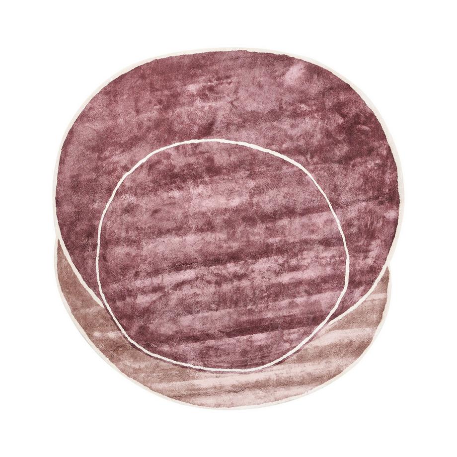 Tapis en Soie artificielle Moderne KANRACH