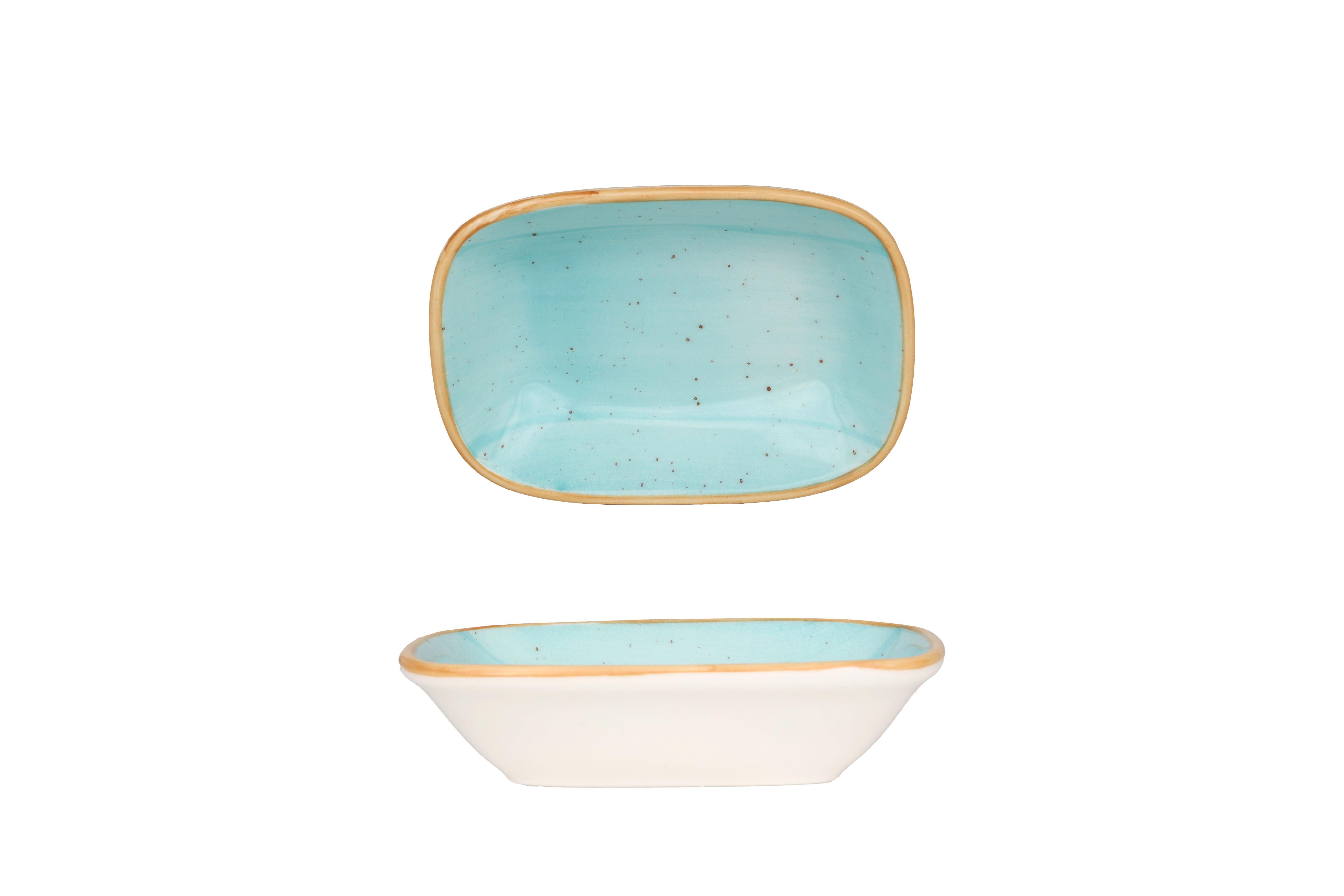 Bonna Assiette de service - Aqua -  Porcelaine - lot de 2  