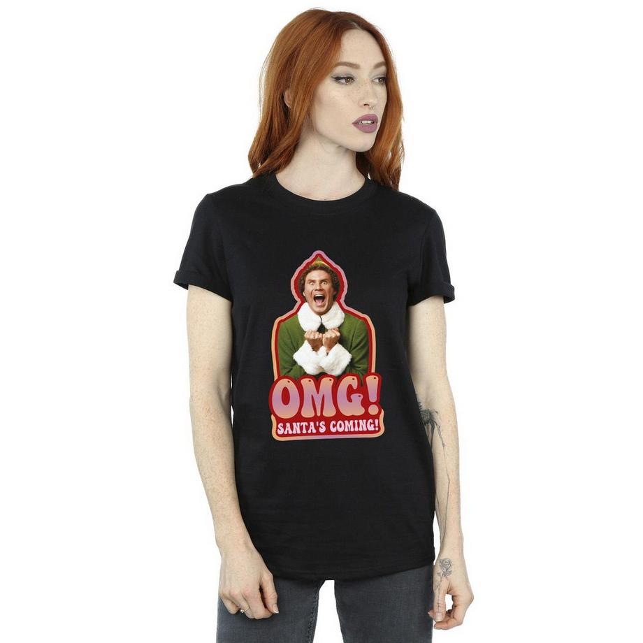 Elf T-shirt Santa's Coming  