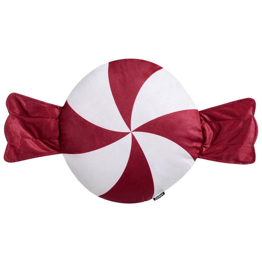 Beliani Dekokissen 2er Set aus Samtstoff Klassisch TWIRL TREATS  