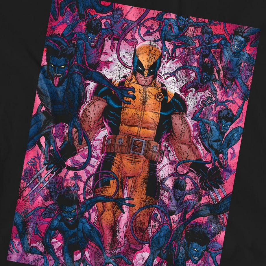 MARVEL X-Men Wolverine Grafikdruck T-Shirt  