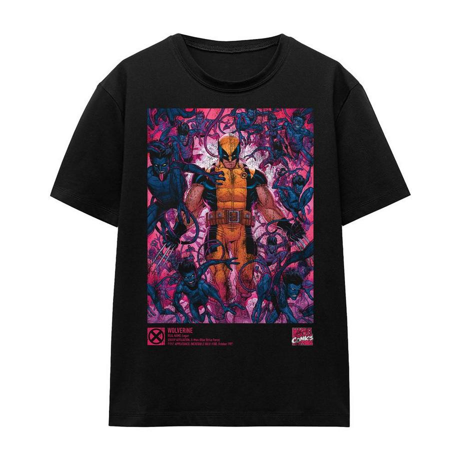 MARVEL X-Men Wolverine Grafikdruck T-Shirt  