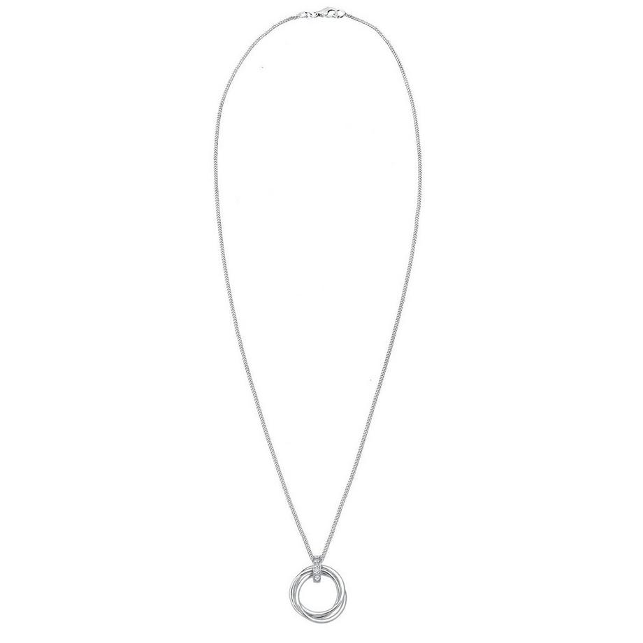 Elli  Halskette Kreis Trio Diamant (0.025 Ct.) 