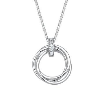 Collier Cercle Trio Diamant (0.025