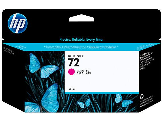 Hewlett-Packard  HP Tintenpatrone 72 magenta C9372A DesignJet T1100 130ml 
