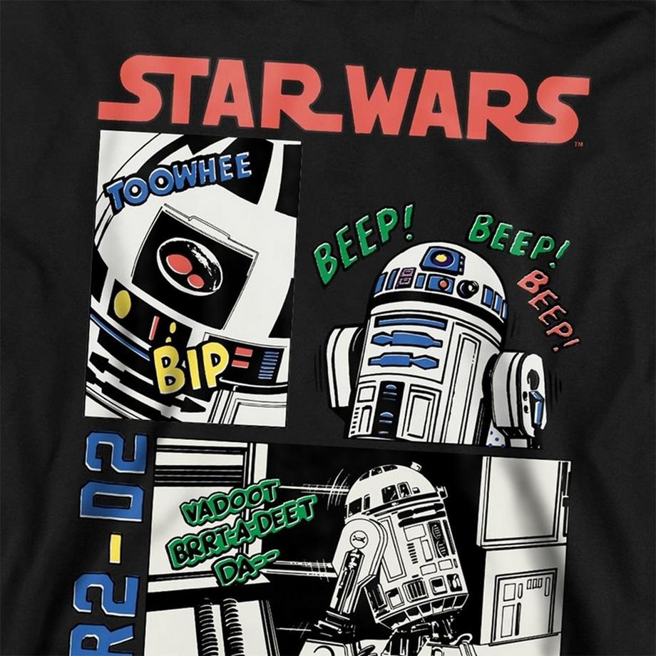 STAR WARS  Beep Boop Felpa Con Cappuccio R2d2 