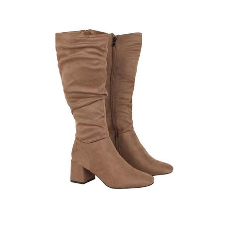 Dorothy Perkins  Kniehohe Stiefel Kaya, Gerafft 