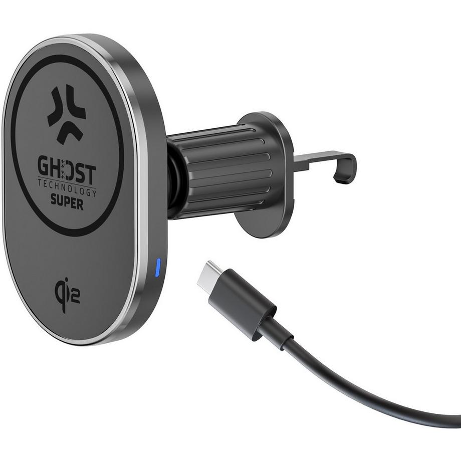 Celly  Support de voiture avec chargement sans fil Qi2 15W 